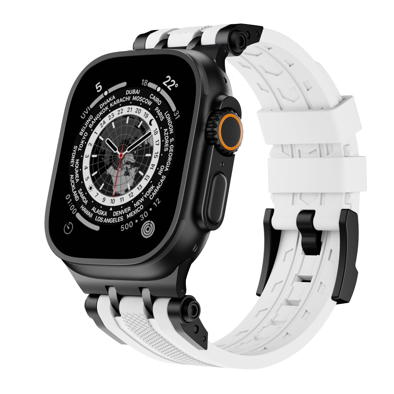 Outdoor Sports Fluoroelastomer Rubber Band For Apple Watch