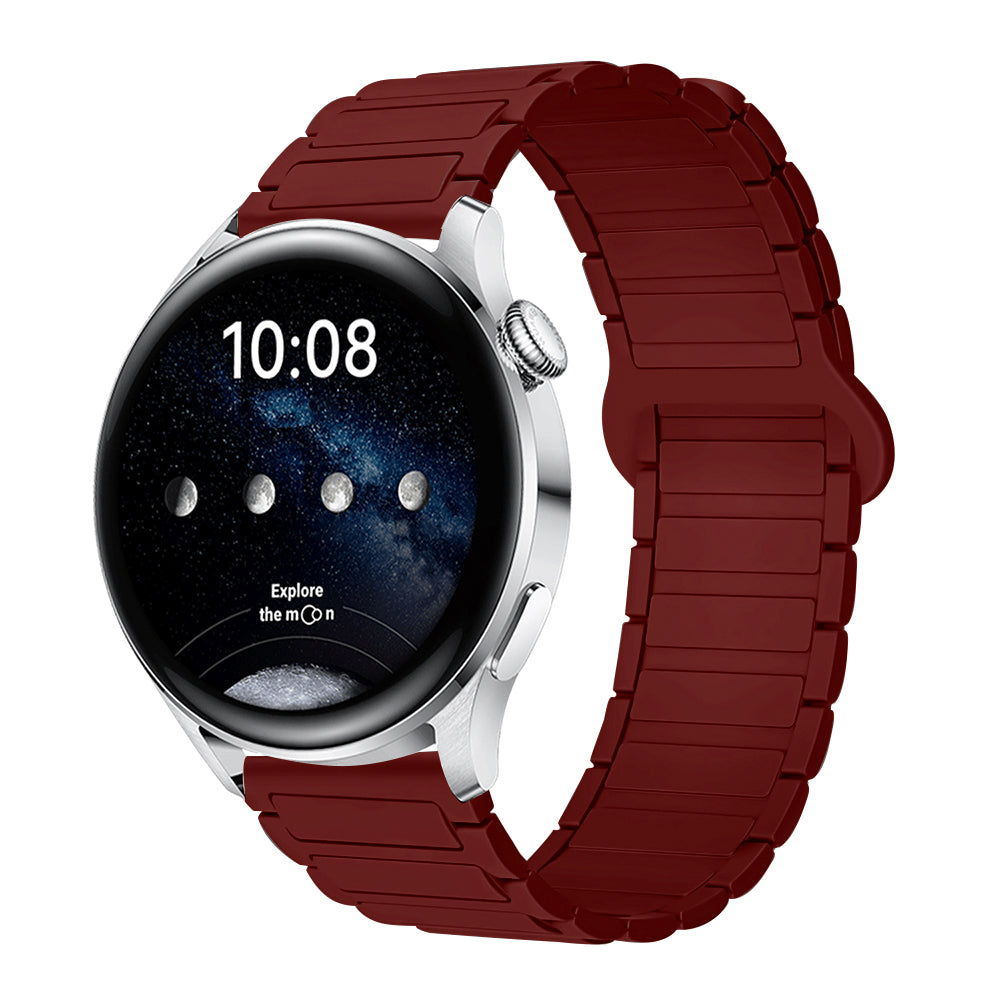 Magnetic Silicone Strap For 18mm/20mm/22mm Width Wach