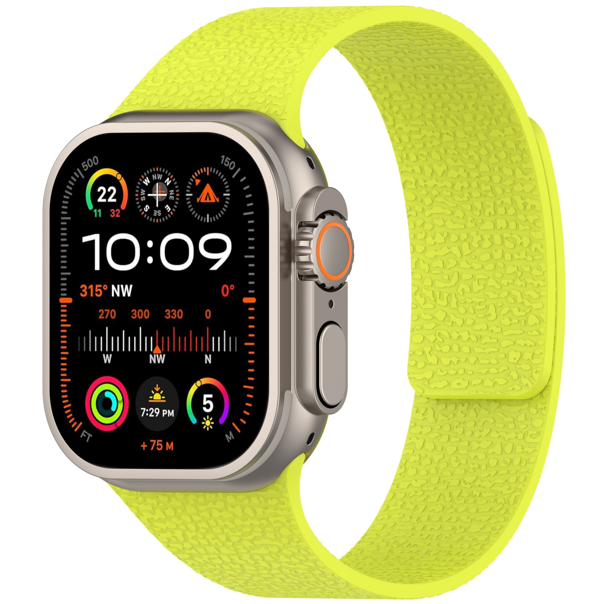 Magnetic Silicone Lychee Band For Apple Watch