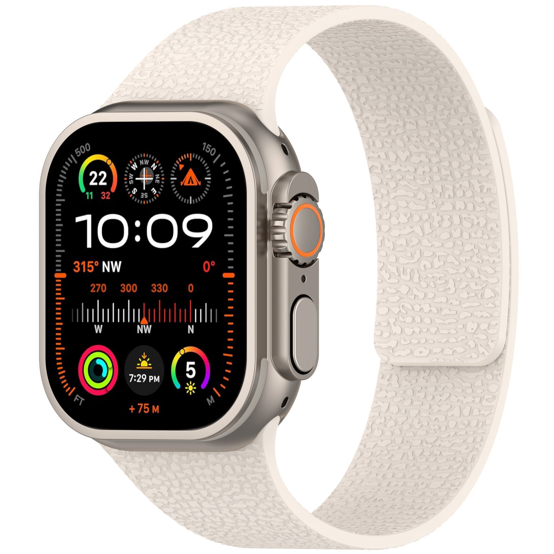 Magnetic Silicone Lychee Band For Apple Watch