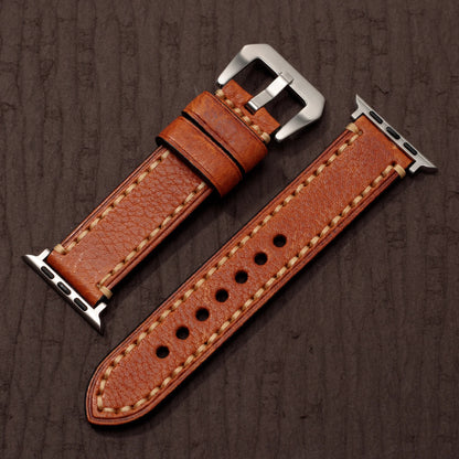 Vintage Leather Apple Watch Band - Handcraft