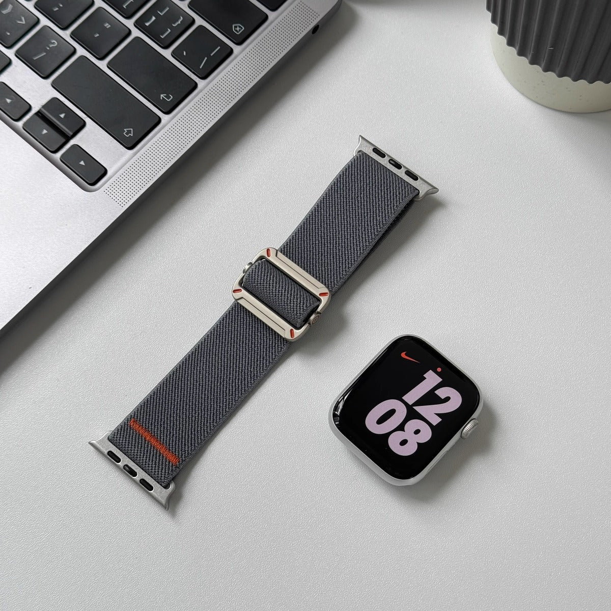 Slide Mech Stretch Nylon Strap for Apple Watch