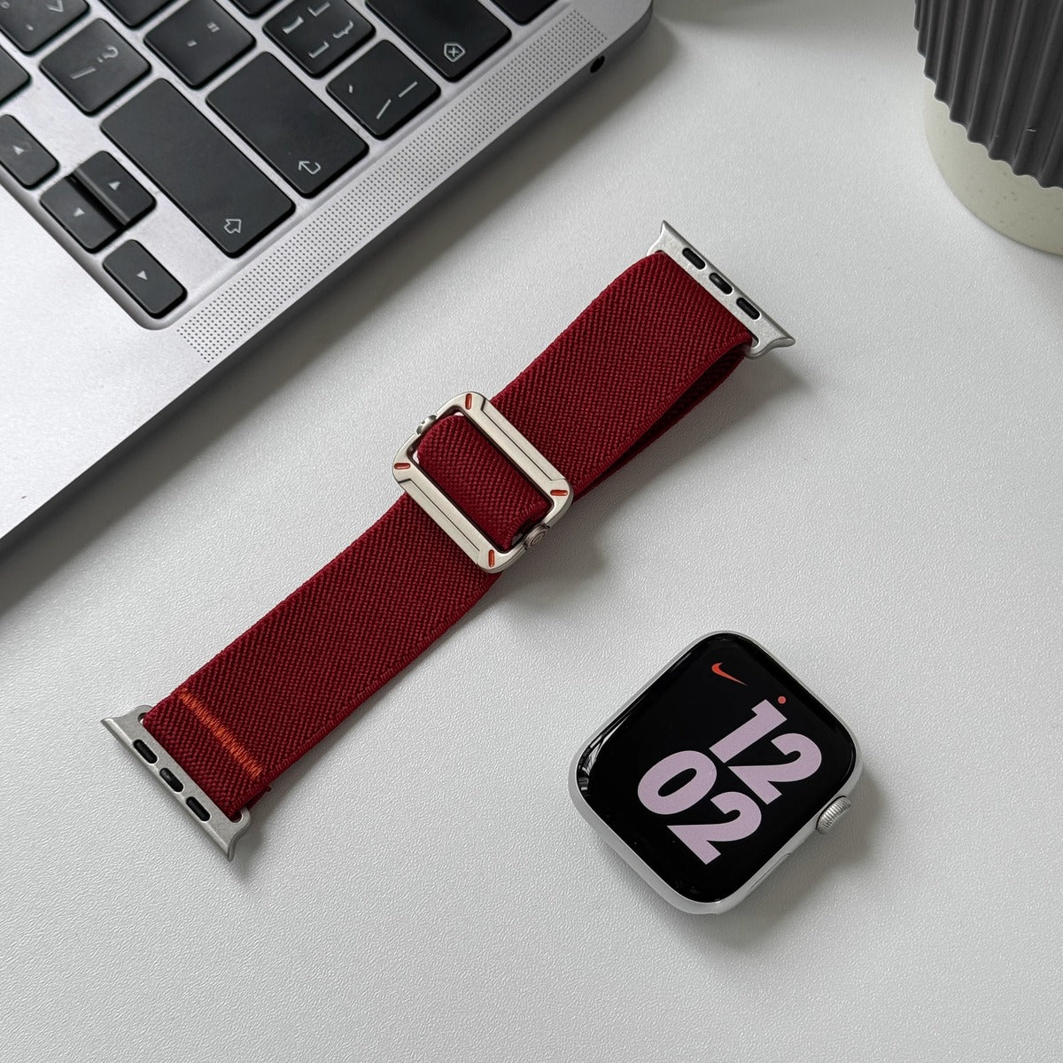 Slide Mech Stretch Nylon Strap for Apple Watch