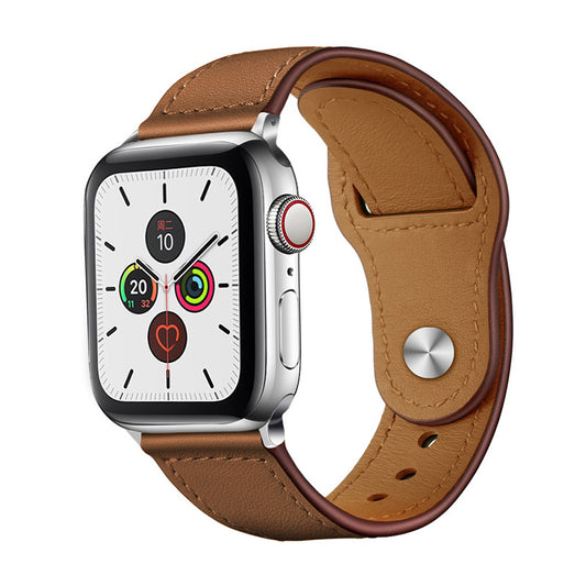 Leather Strap for Apple WatchLoop back Solid Color Apple Watch Band