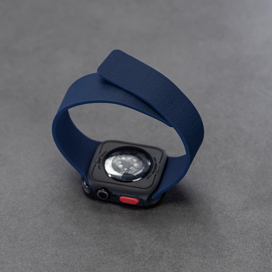 Magnetic Silicone Lychee Band For Apple Watch