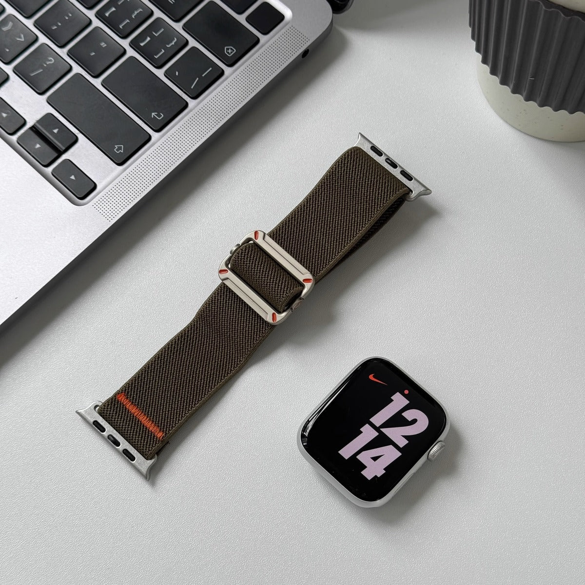 Slide Mech Stretch Nylon Strap for Apple Watch