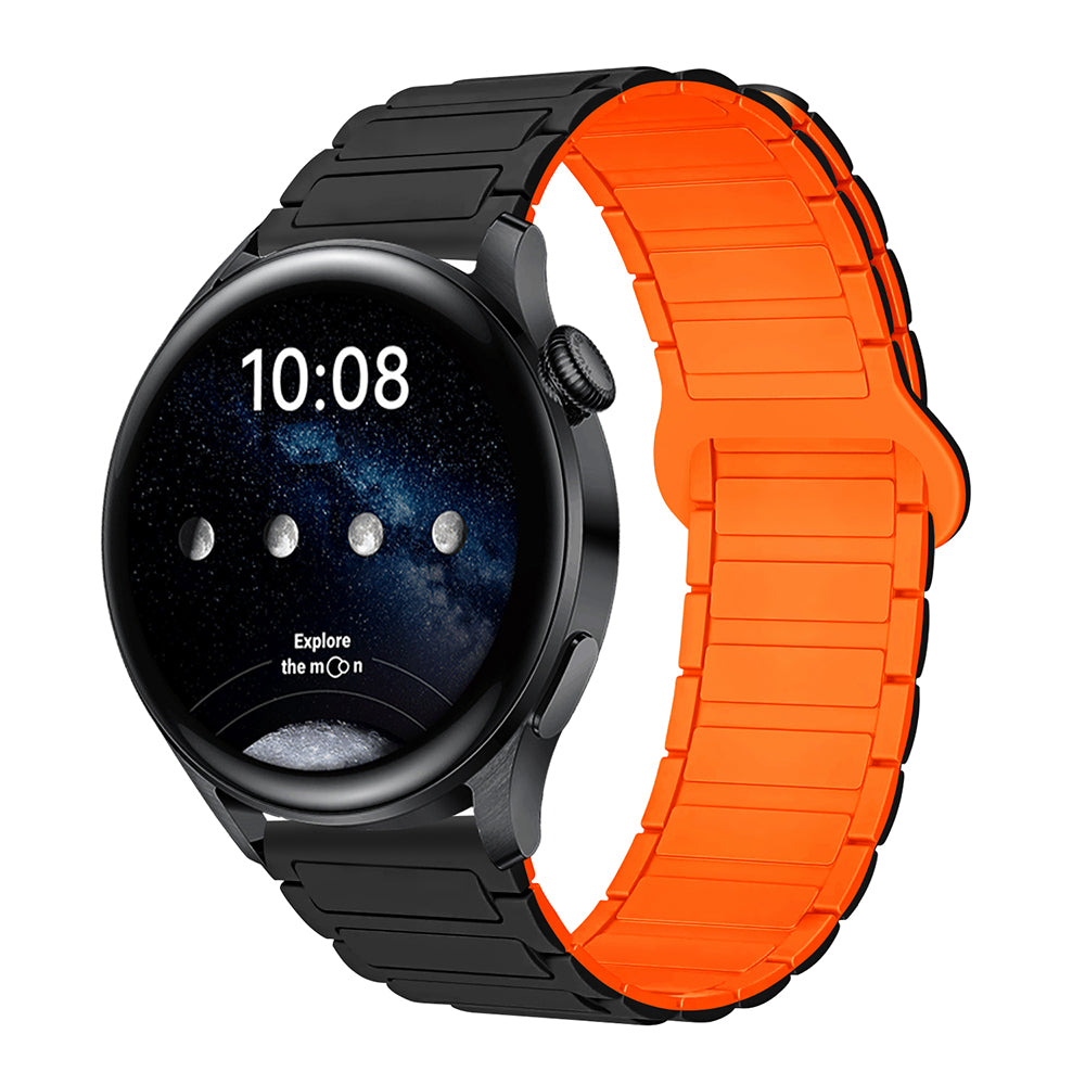 Magnetic Silicone Strap For 18mm/20mm/22mm Width Wach