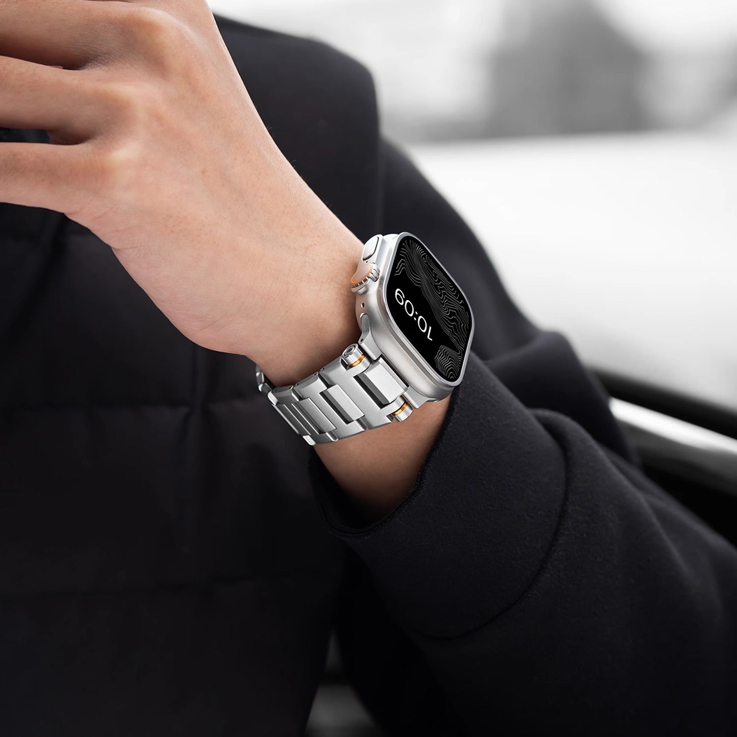 Adventurer Magnetic Stainless Steel Band For Apple Watch