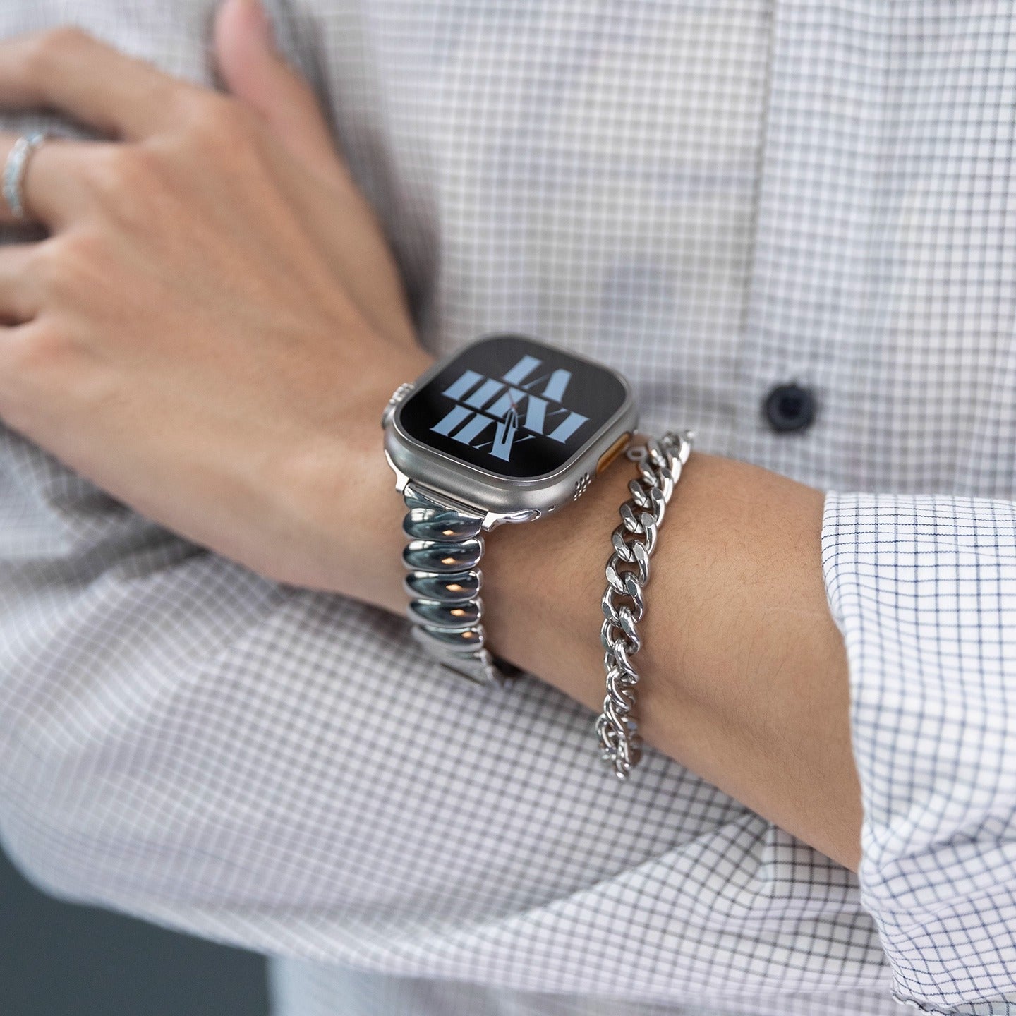 Helix Stainless Steel Band