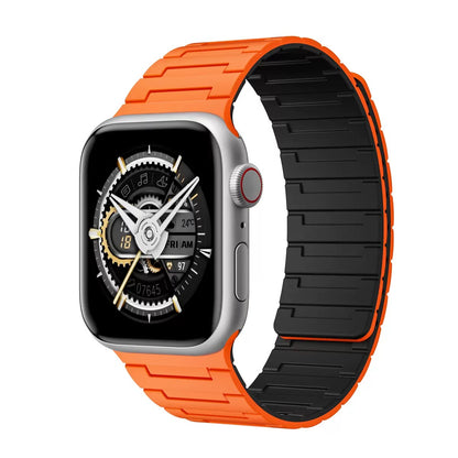 Plaid Silicone Magnetic Band For Apple Watch