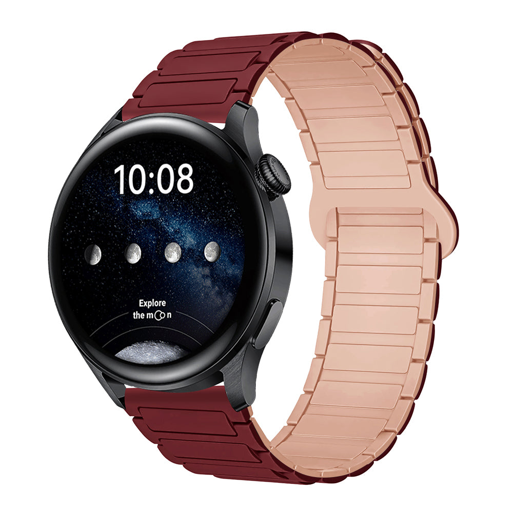 Magnetic Silicone Strap For 18mm/20mm/22mm Width Wach