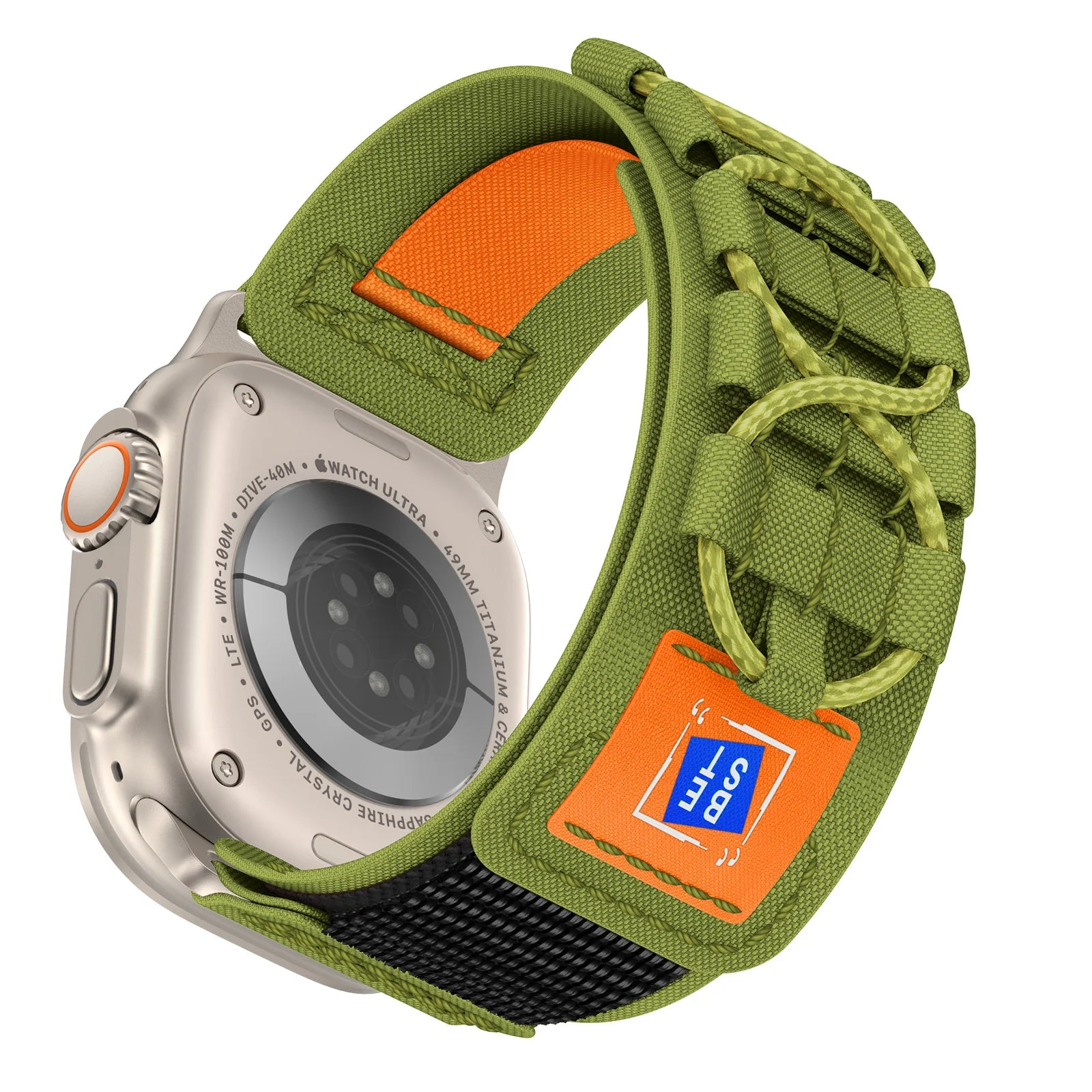 New Rugged Nylon Hiking Strap for Apple Watch