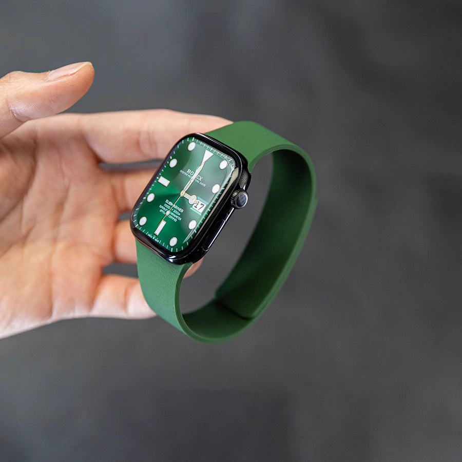 Magnetic Silicone Lychee Band For Apple Watch