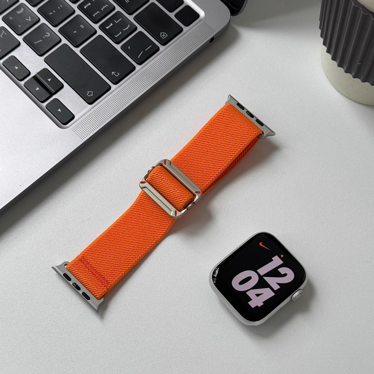 Slide Mech Stretch Nylon Strap for Apple Watch