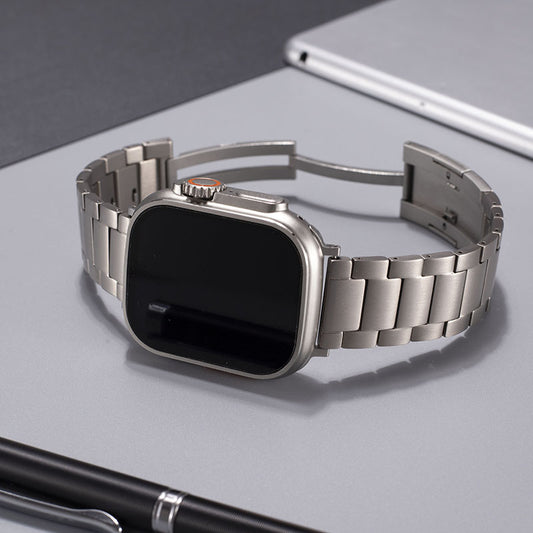 Titanium Triple Link Bracelet For Apple Watch