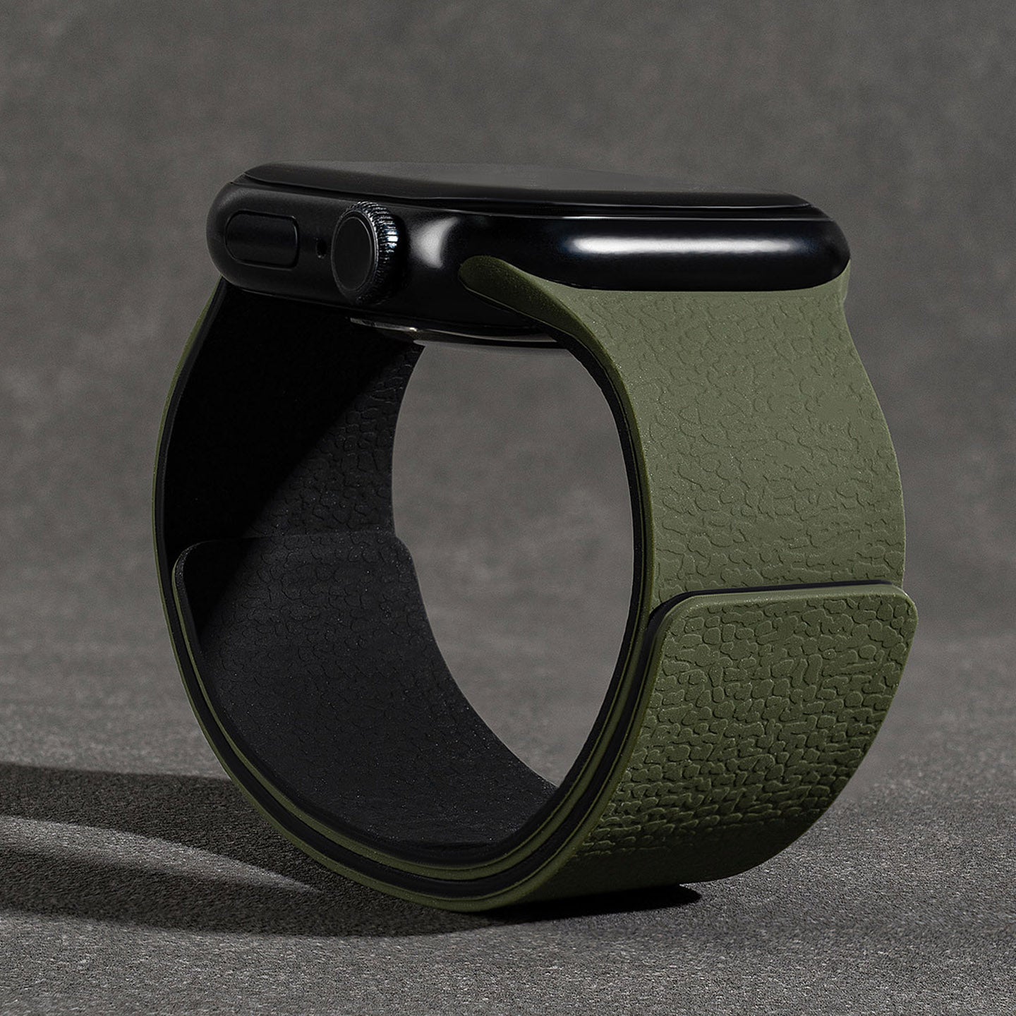 Magnetic Silicone Lychee Band For Apple Watch