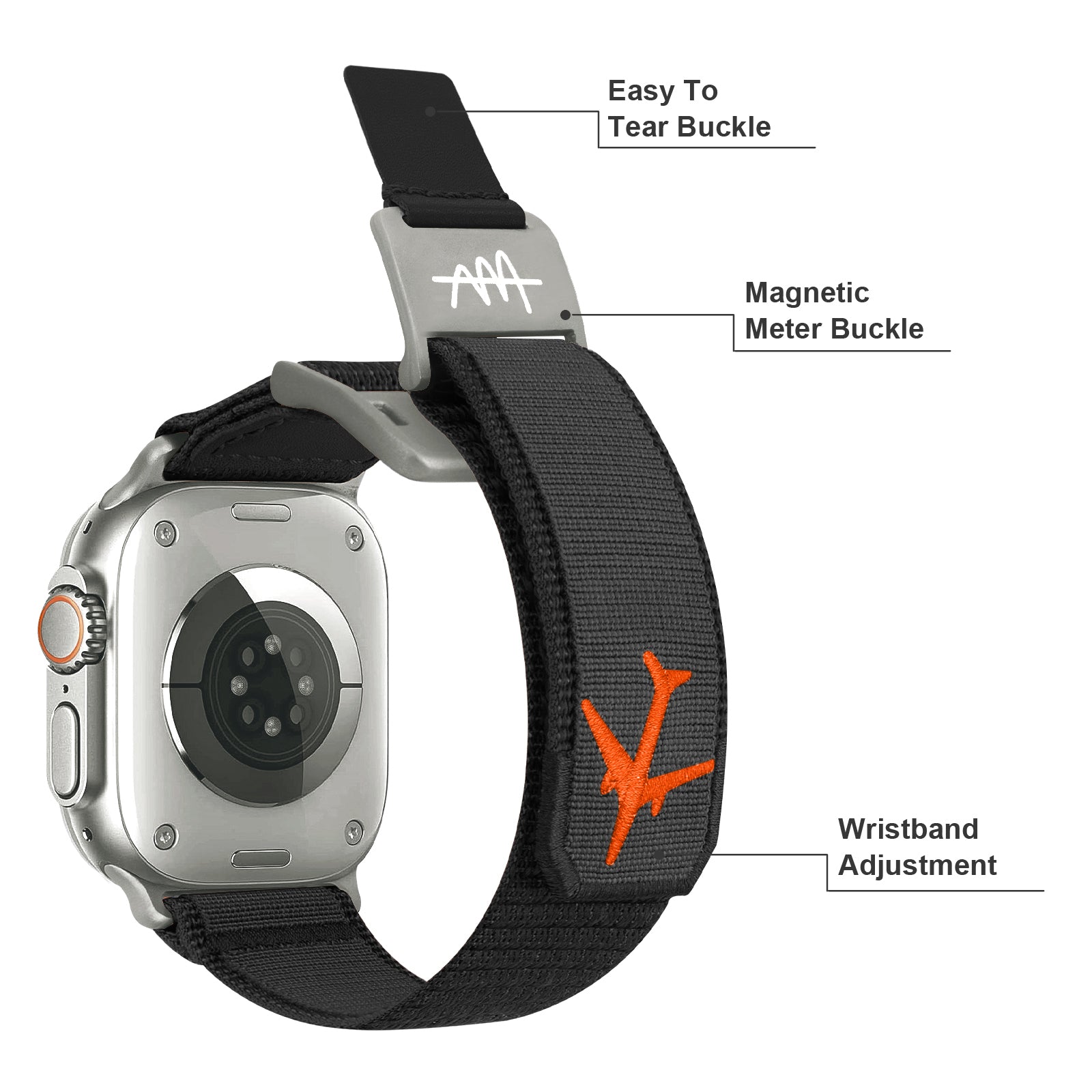 Ultra-Thin Nylon Magnetic Strap For Apple Watch