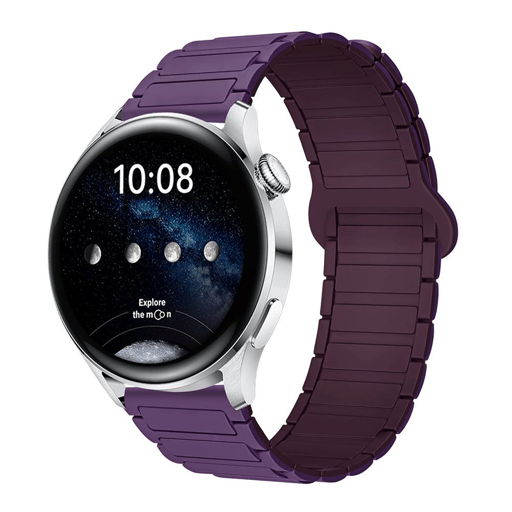 Magnetic Silicone Strap For 18mm/20mm/22mm Width Wach