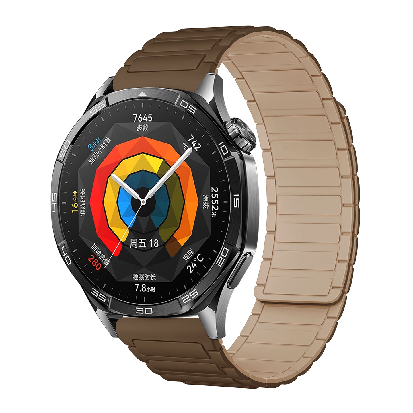 Silicone Magnetic Loop Band For 18mm/20mm/22mm Width Wach