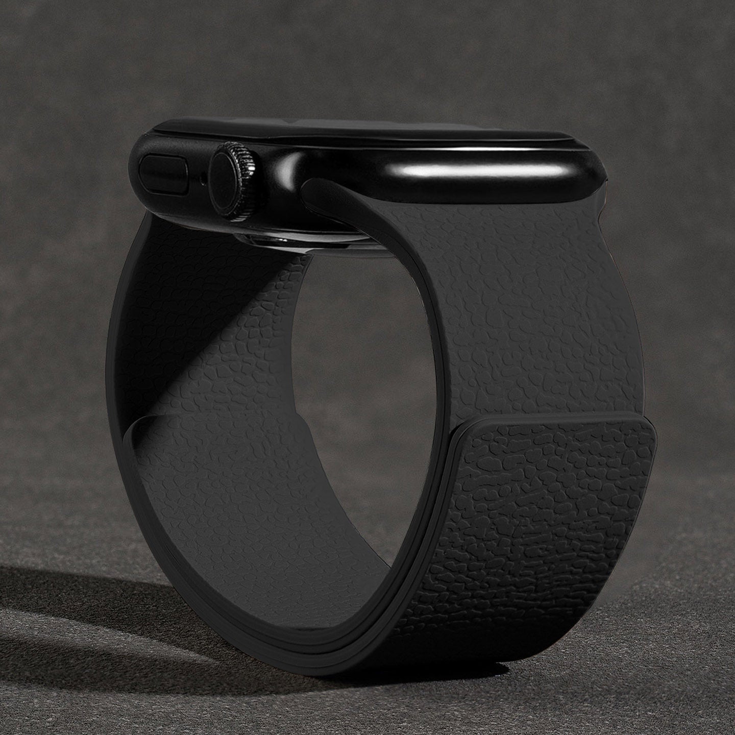 Magnetic Silicone Lychee Band For Apple Watch