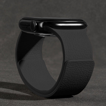 Magnetic Silicone Lychee Band For Apple Watch