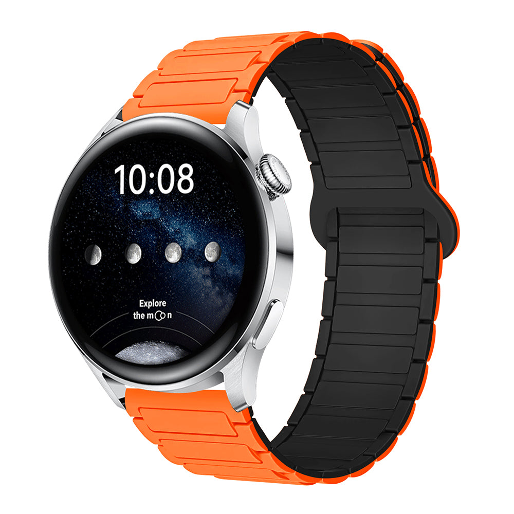 Magnetic Silicone Strap For 18mm/20mm/22mm Width Wach
