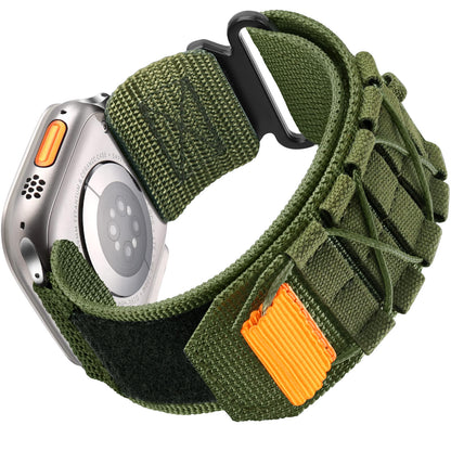 Nylon Canvas Loop Velcro Strap For Apple Watch