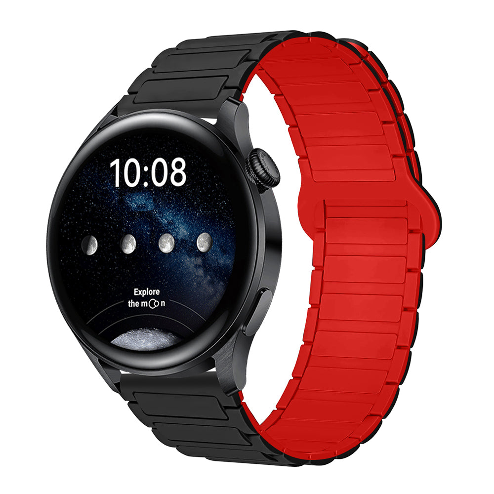 Magnetic Silicone Strap For 18mm/20mm/22mm Width Wach
