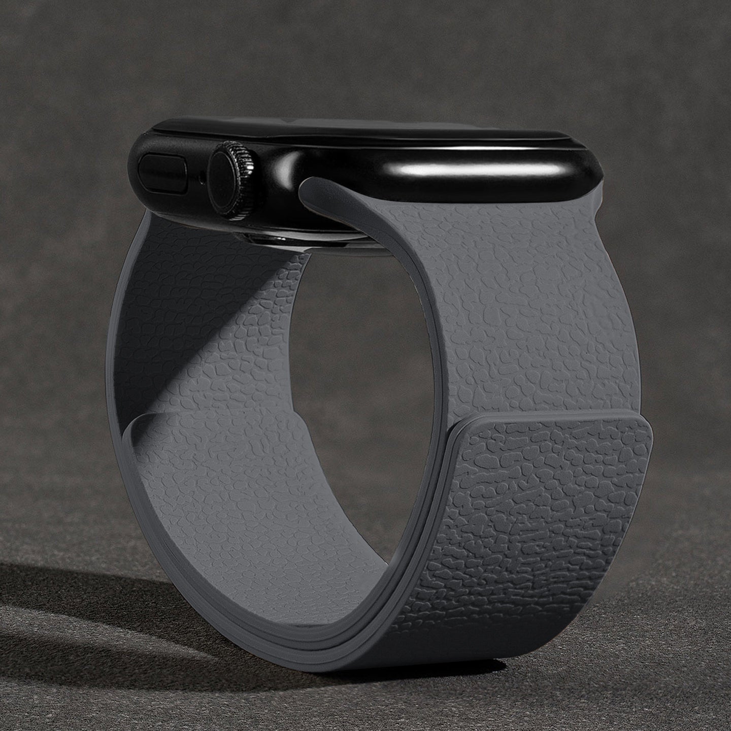 Magnetic Silicone Lychee Band For Apple Watch