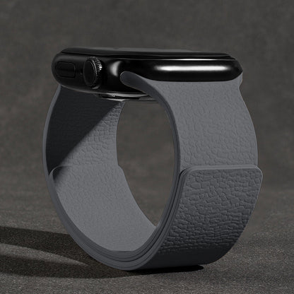 Magnetic Silicone Lychee Band For Apple Watch