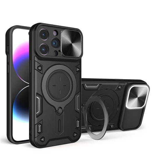 Shockproof Protective Case with Slide Camera Cover For Iphone