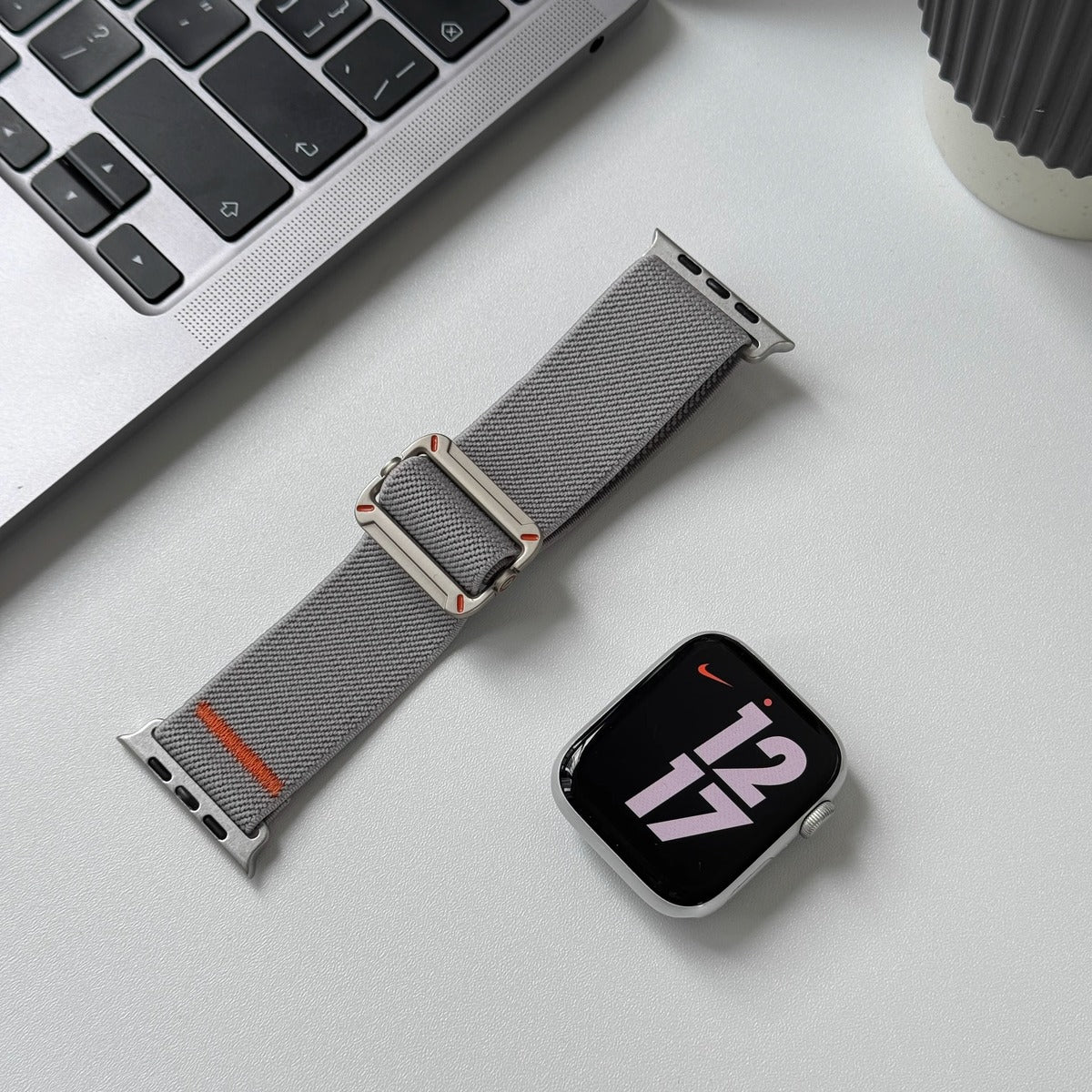 Slide Mech Stretch Nylon Strap for Apple Watch
