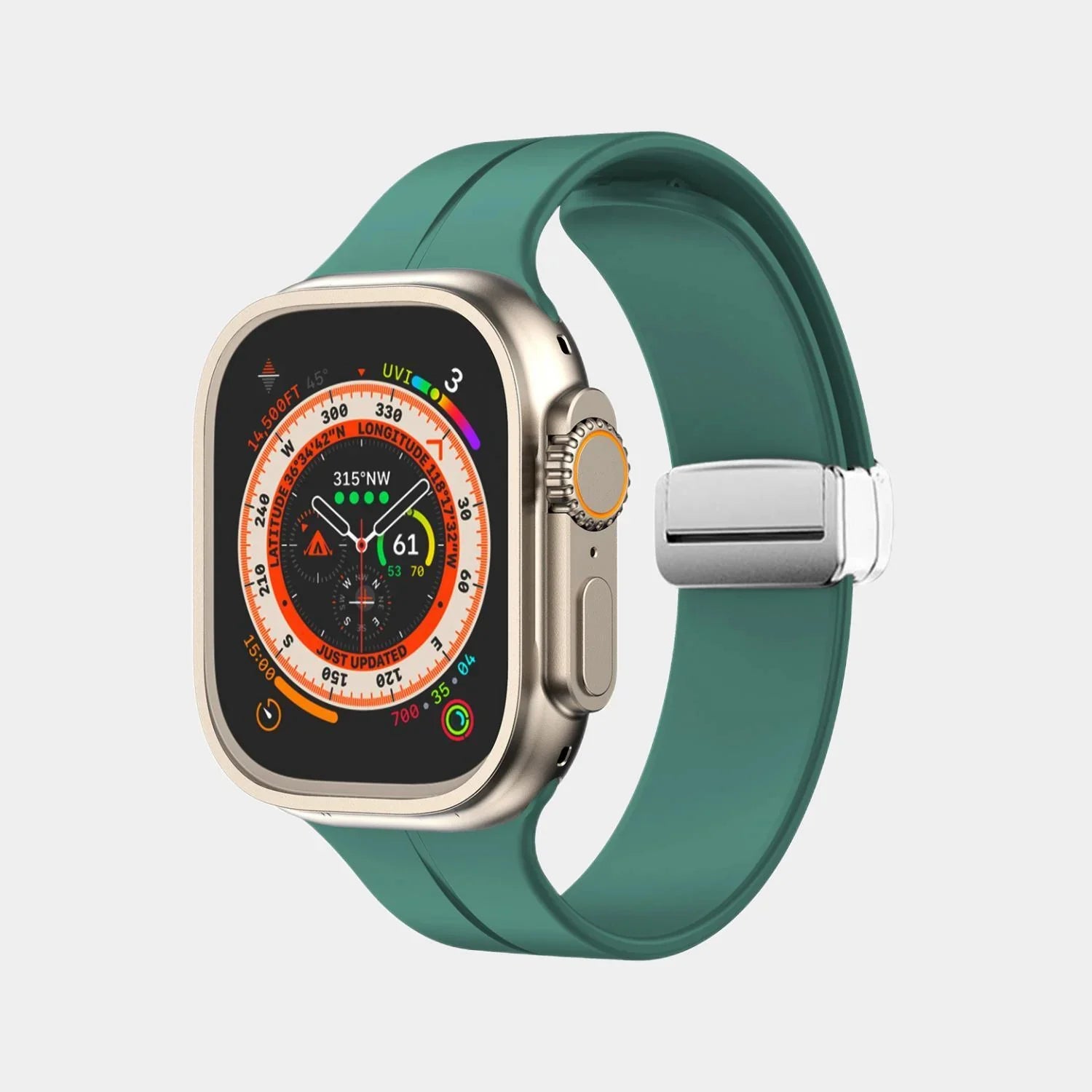 Simple Silicone Magnetic Folding Band