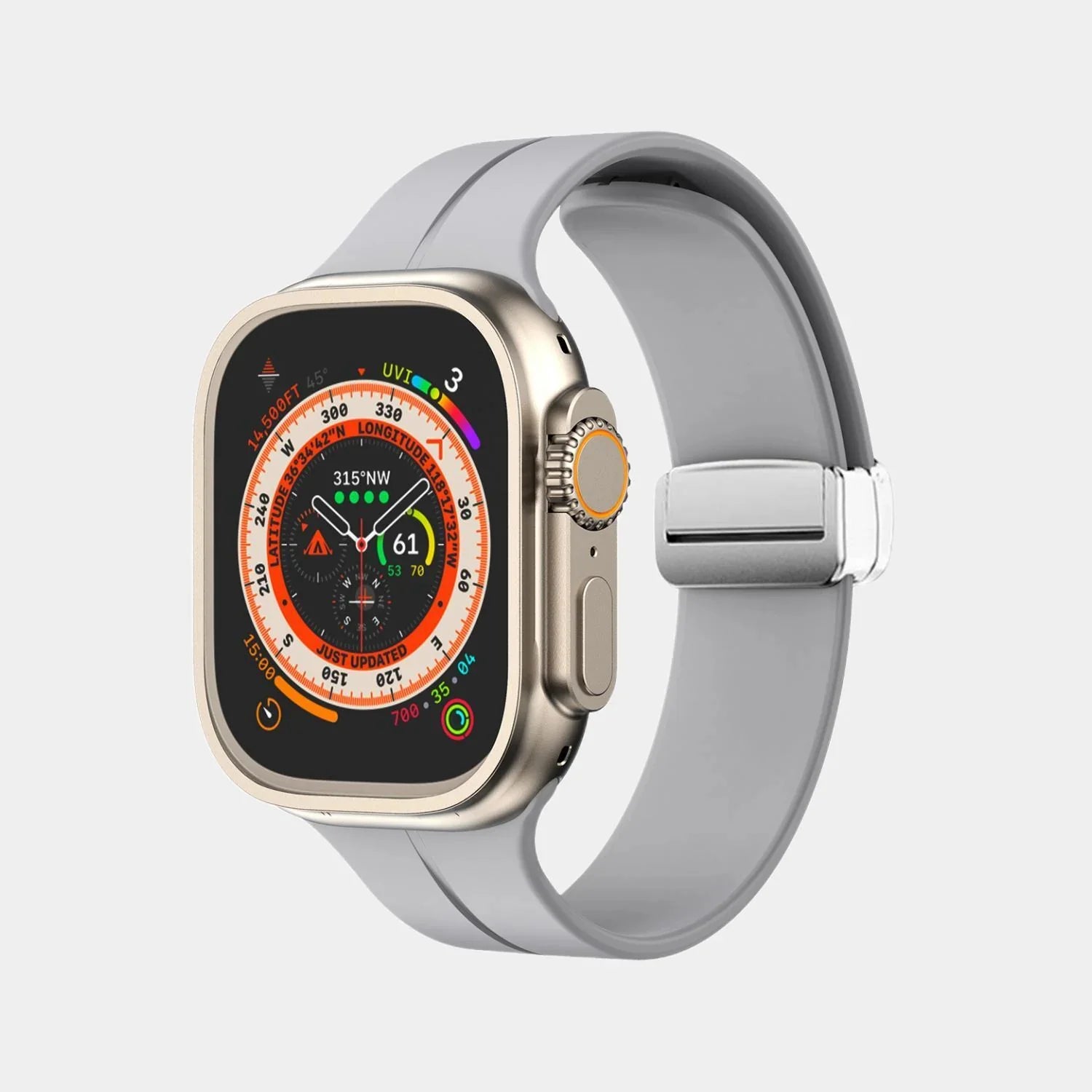 Simple Silicone Magnetic Folding Band