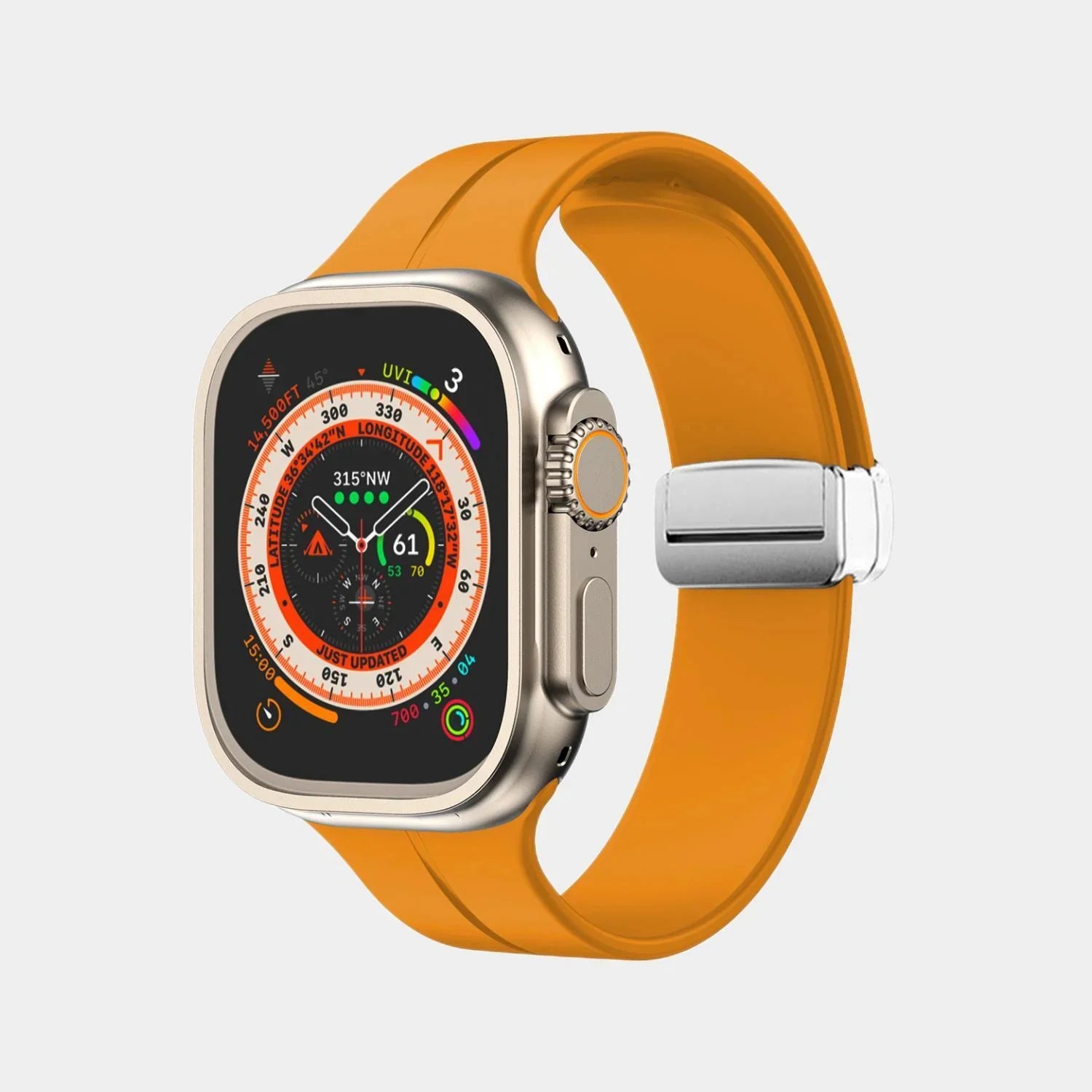 Simple Silicone Magnetic Folding Band