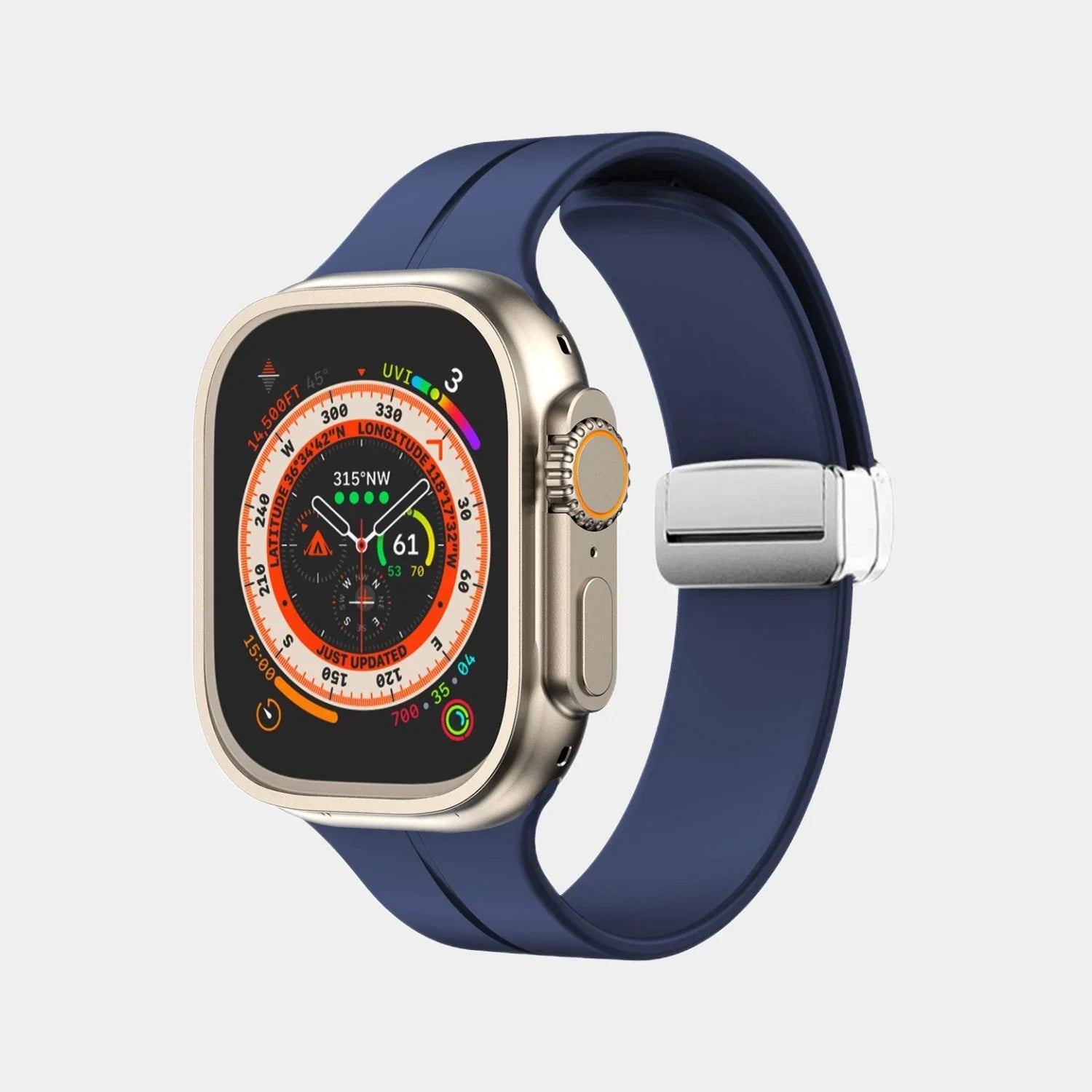 Simple Silicone Magnetic Folding Band