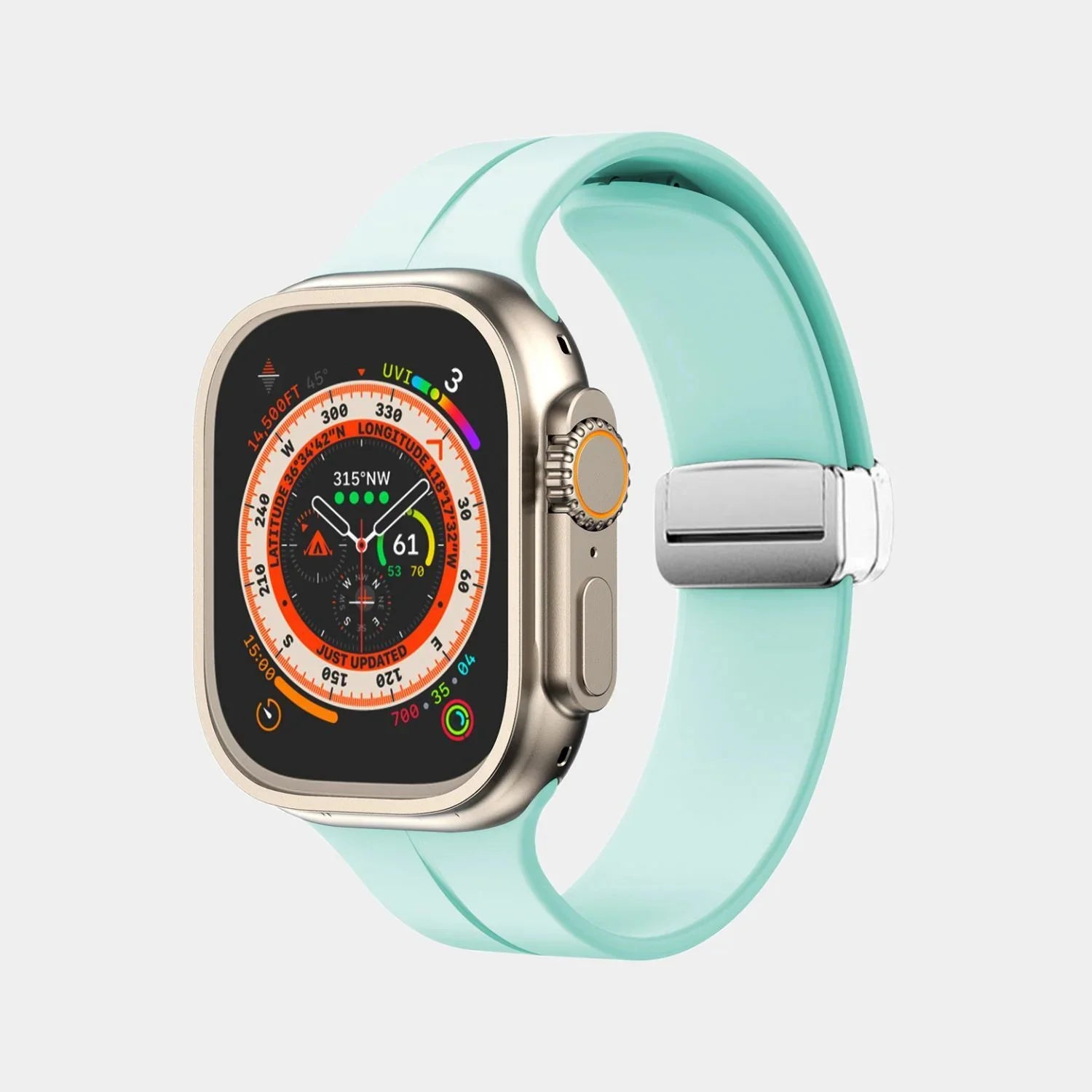 Simple Silicone Magnetic Folding Band