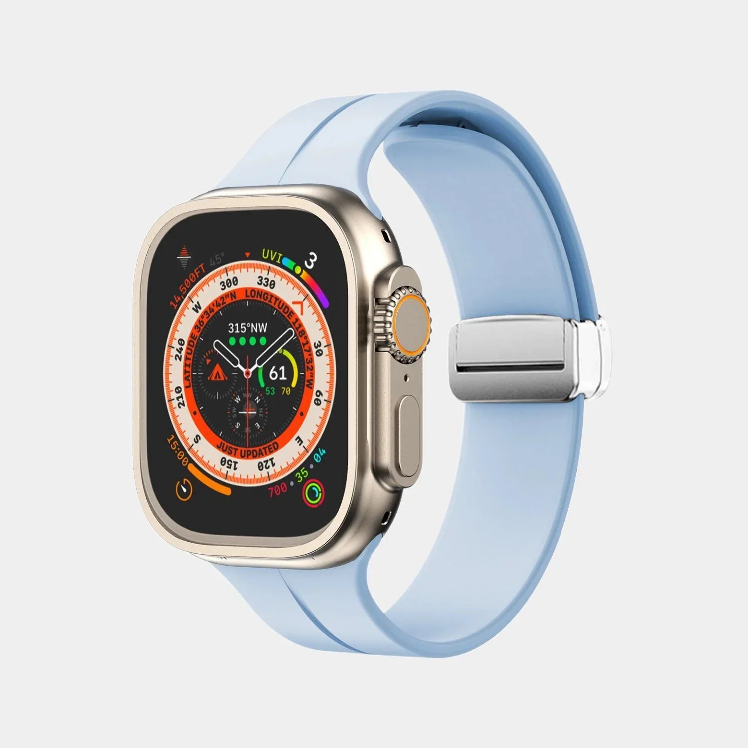 Simple Silicone Magnetic Folding Band