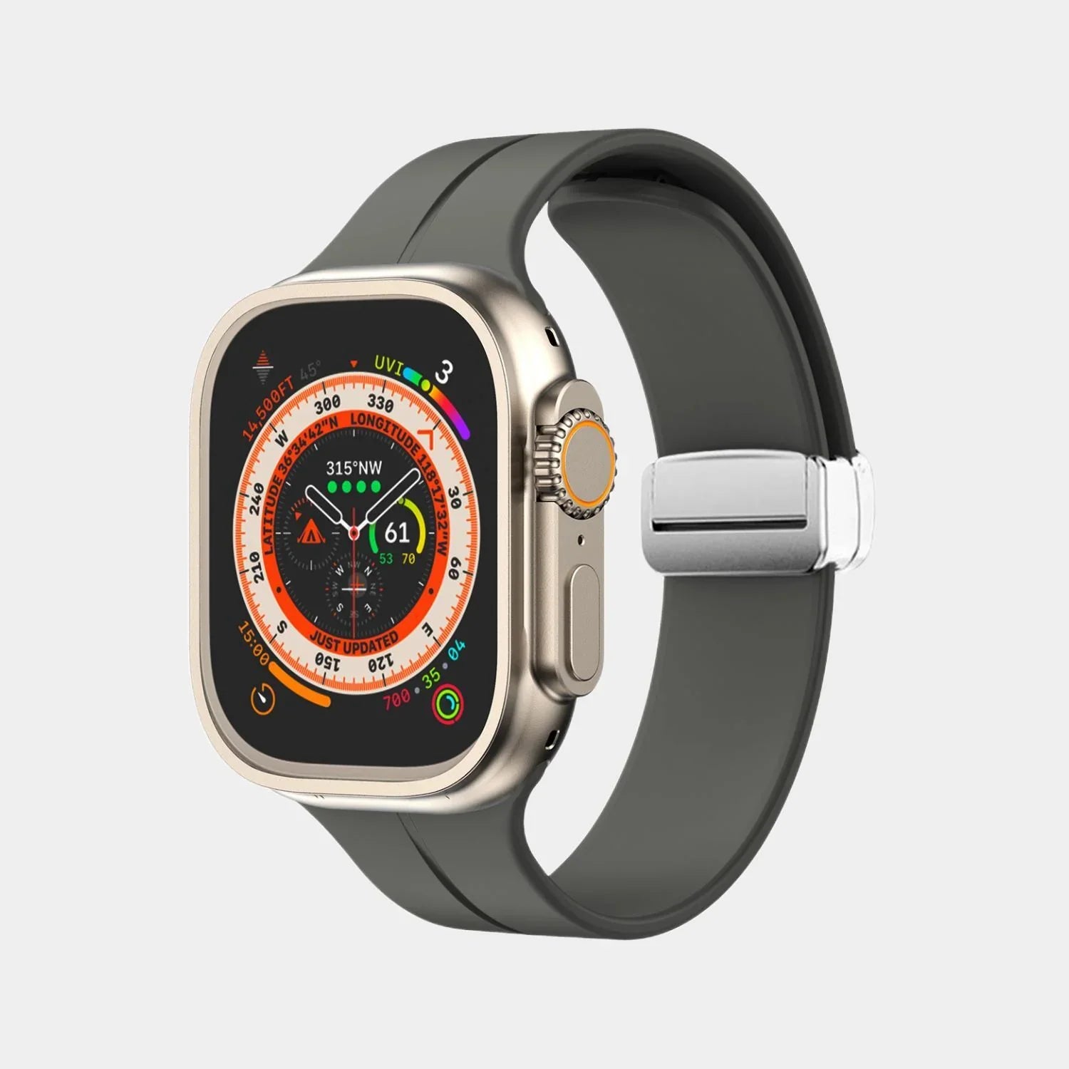 Simple Silicone Magnetic Folding Band