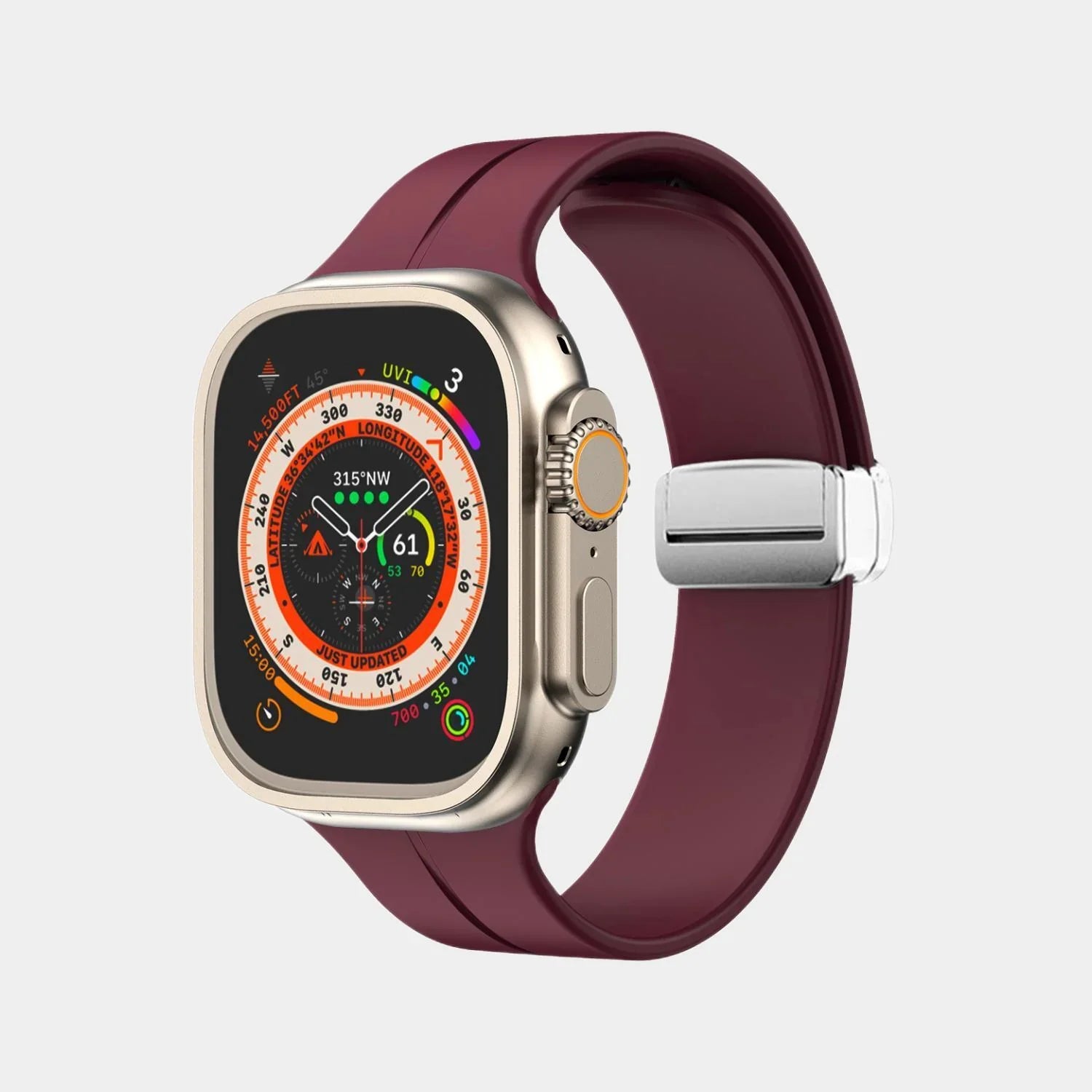 Simple Silicone Magnetic Folding Band