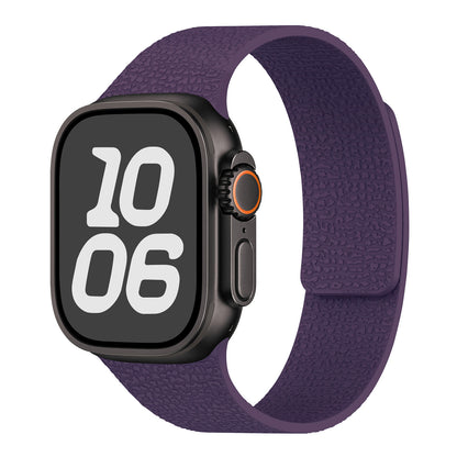 Magnetic Silicone Lychee Band For Apple Watch