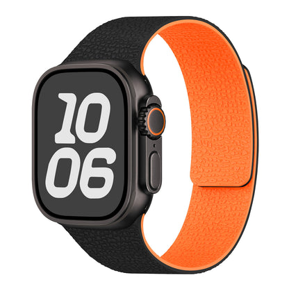 Magnetic Silicone Lychee Band For Apple Watch