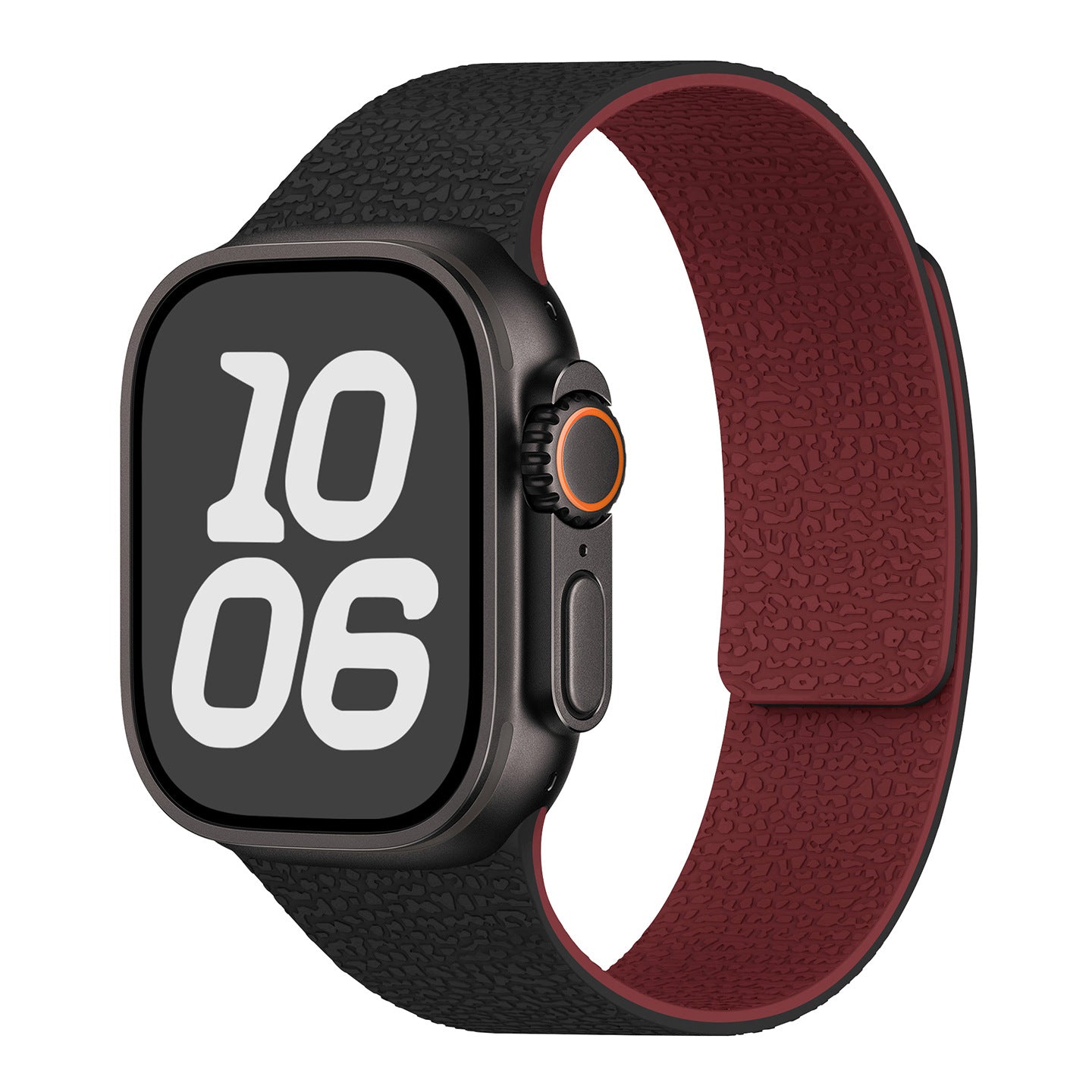 Magnetic Silicone Lychee Band For Apple Watch