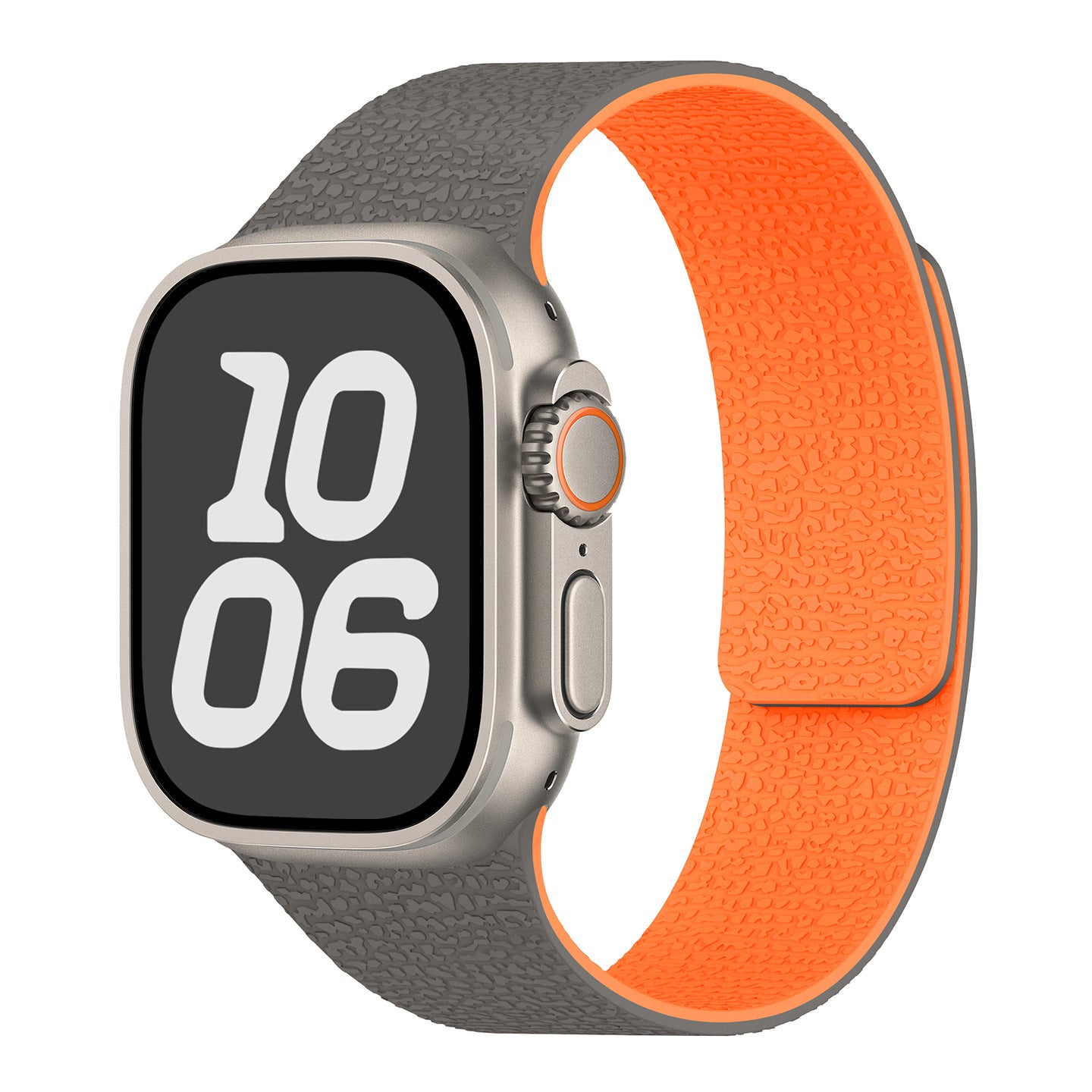Magnetic Silicone Lychee Band For Apple Watch