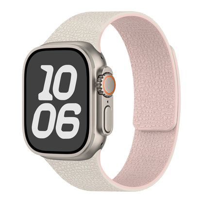 Magnetic Silicone Lychee Band For Apple Watch
