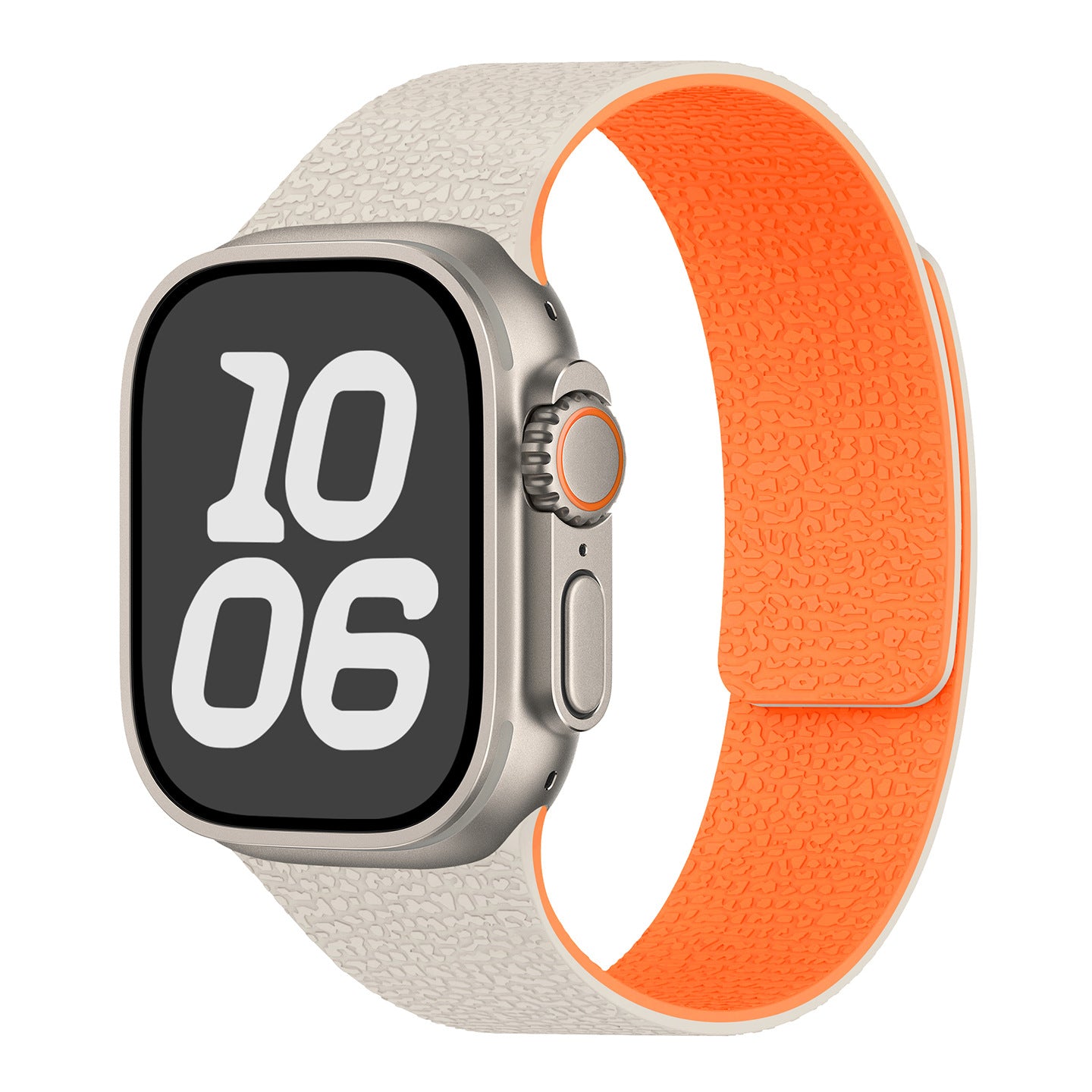 Magnetic Silicone Lychee Band For Apple Watch