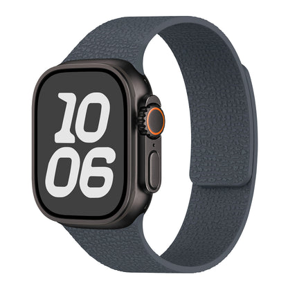 Magnetic Silicone Lychee Band For Apple Watch