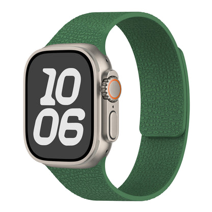 Magnetic Silicone Lychee Band For Apple Watch