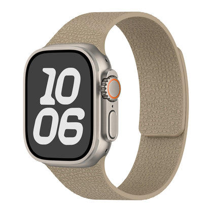 Magnetic Silicone Lychee Band For Apple Watch