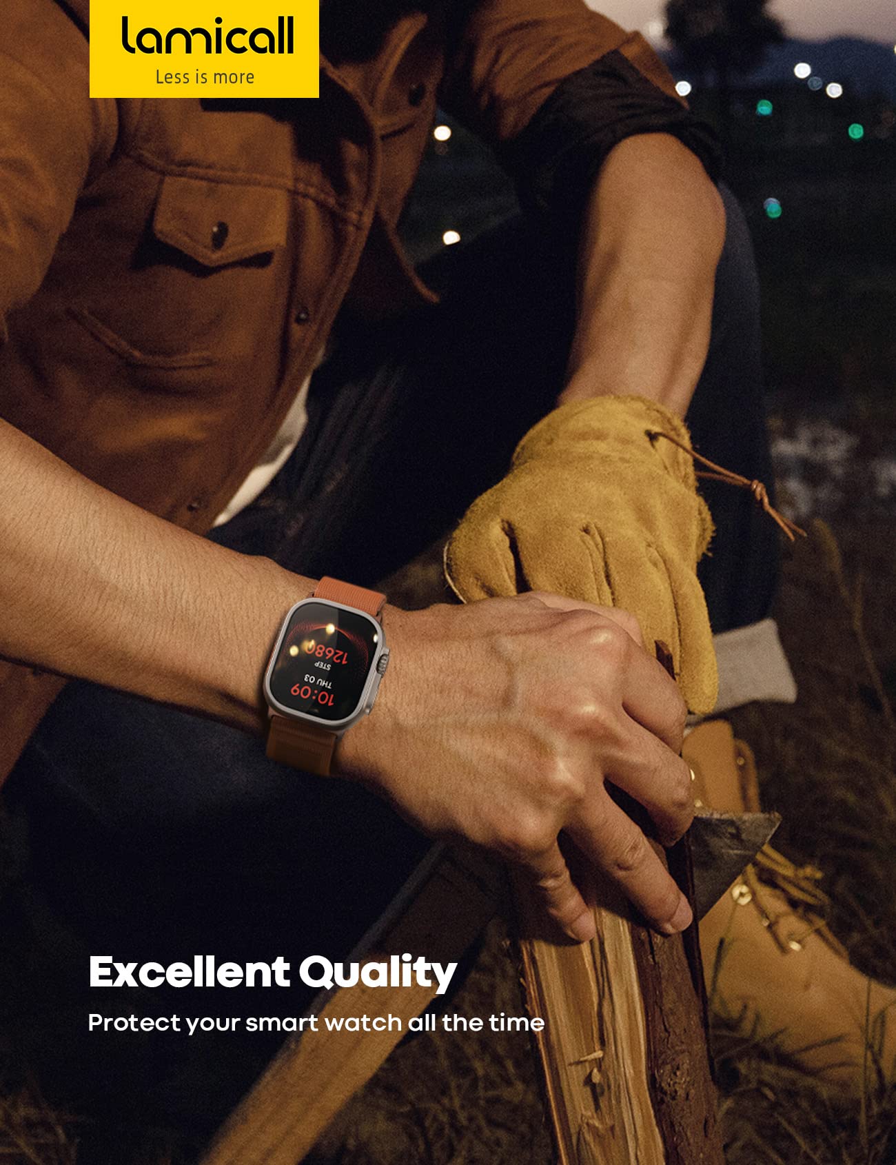 Titanium Screen Protector for Apple Watch Ultra 2/Ultra
